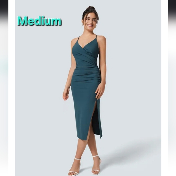 HALARA Dresses & Skirts - Halara Softlyzero Airy LaceUp Bodycon Dress